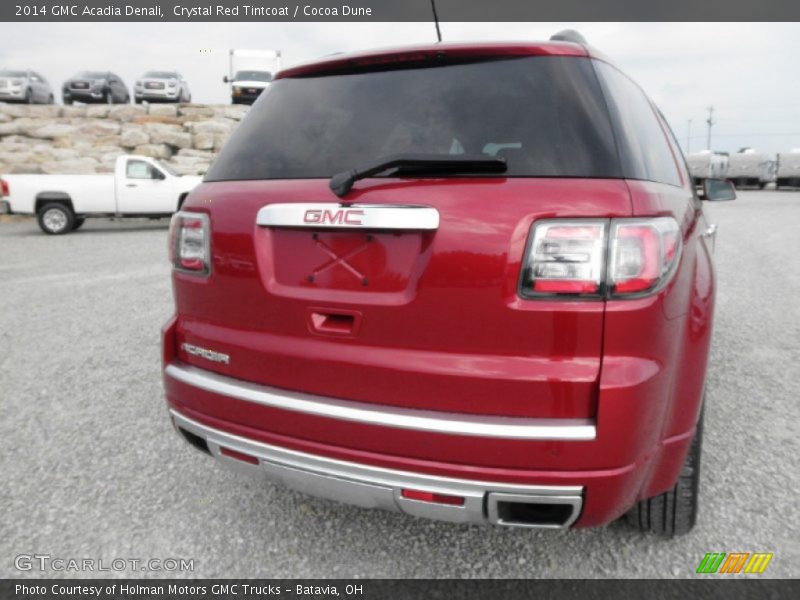 Crystal Red Tintcoat / Cocoa Dune 2014 GMC Acadia Denali