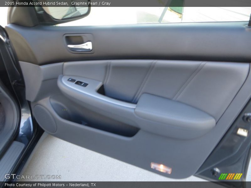 Graphite Pearl / Gray 2005 Honda Accord Hybrid Sedan