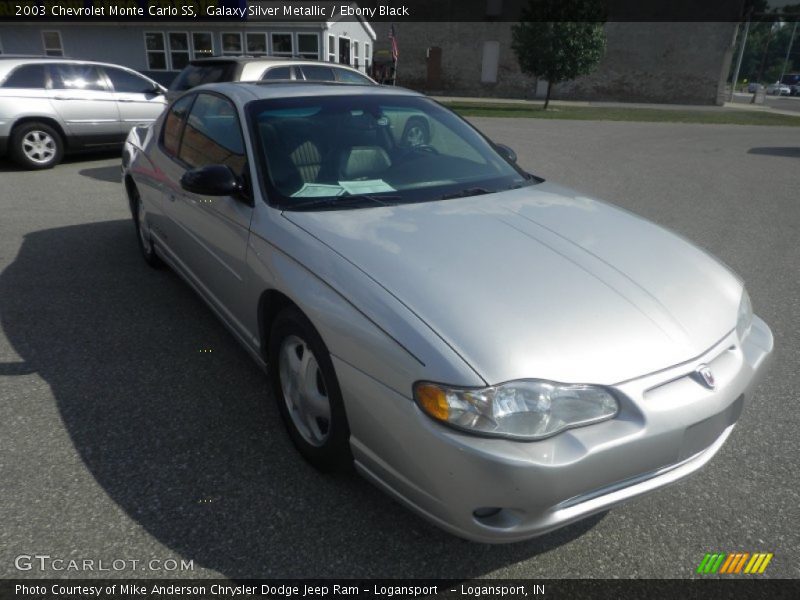 Galaxy Silver Metallic / Ebony Black 2003 Chevrolet Monte Carlo SS