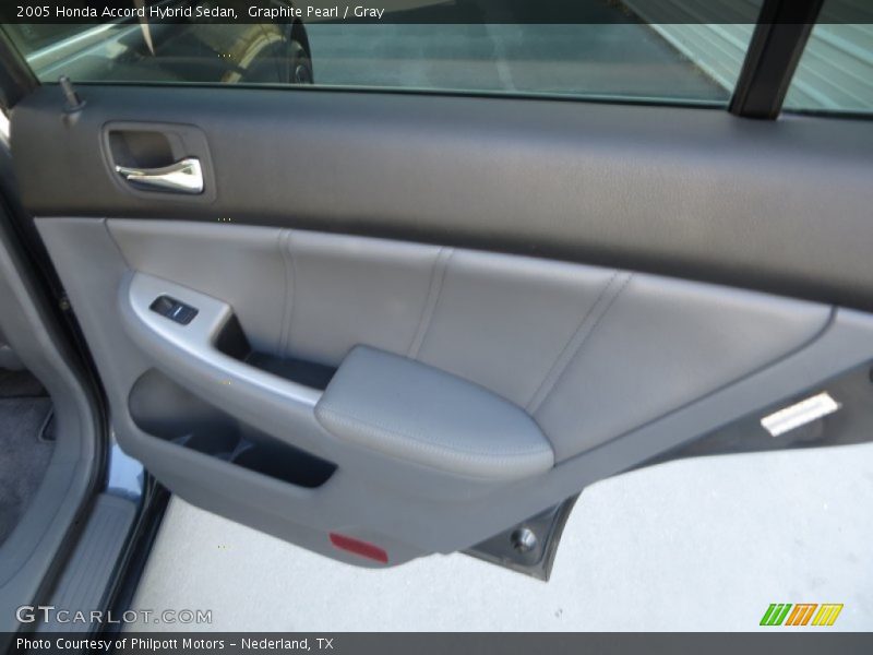 Graphite Pearl / Gray 2005 Honda Accord Hybrid Sedan