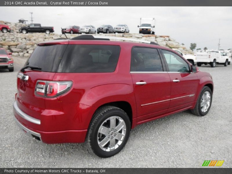 Crystal Red Tintcoat / Cocoa Dune 2014 GMC Acadia Denali