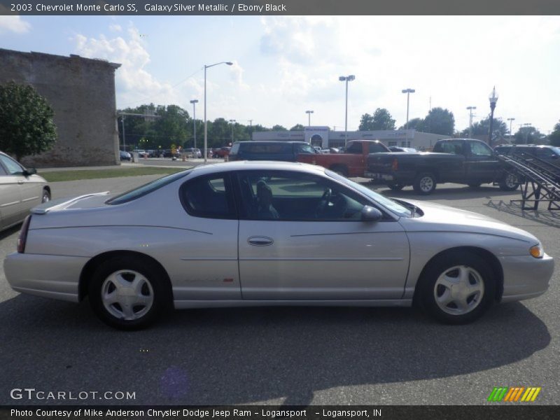 Galaxy Silver Metallic / Ebony Black 2003 Chevrolet Monte Carlo SS