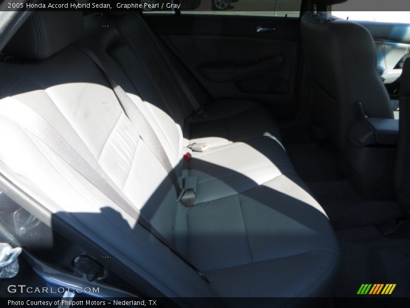 Graphite Pearl / Gray 2005 Honda Accord Hybrid Sedan
