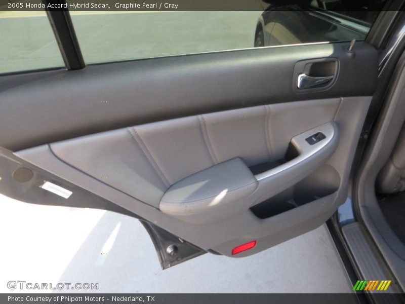 Graphite Pearl / Gray 2005 Honda Accord Hybrid Sedan