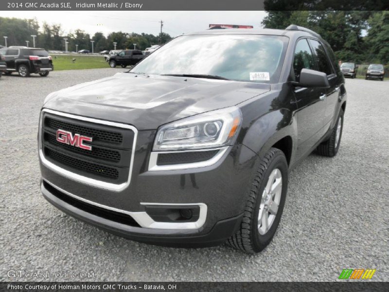 Iridium Metallic / Ebony 2014 GMC Acadia SLE