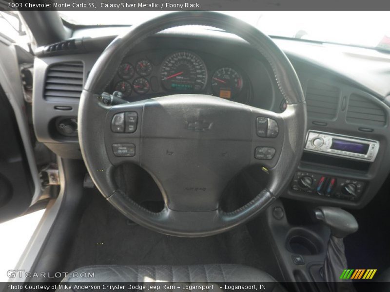 Galaxy Silver Metallic / Ebony Black 2003 Chevrolet Monte Carlo SS