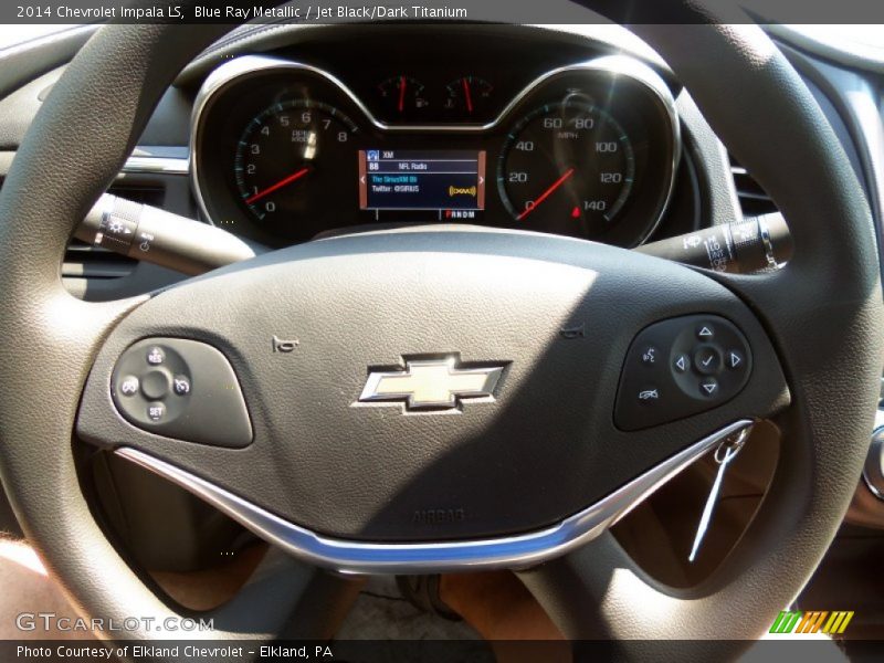 Blue Ray Metallic / Jet Black/Dark Titanium 2014 Chevrolet Impala LS