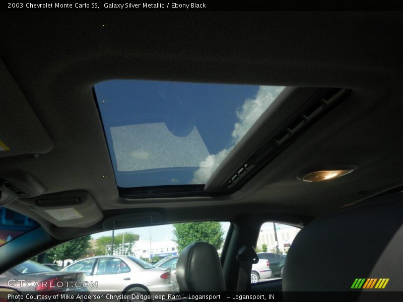 Galaxy Silver Metallic / Ebony Black 2003 Chevrolet Monte Carlo SS