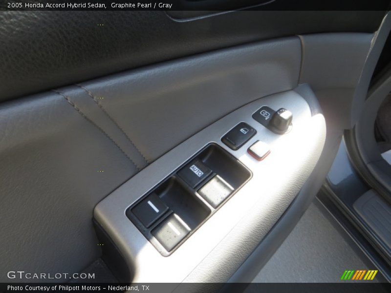Graphite Pearl / Gray 2005 Honda Accord Hybrid Sedan