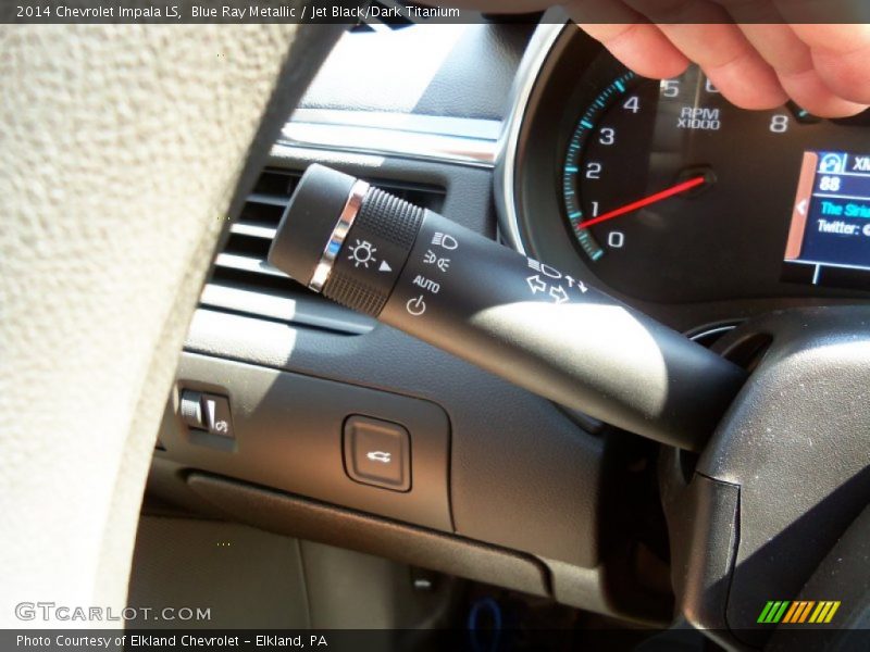 Blue Ray Metallic / Jet Black/Dark Titanium 2014 Chevrolet Impala LS