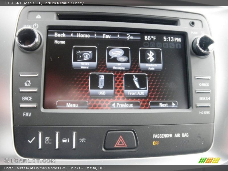 Iridium Metallic / Ebony 2014 GMC Acadia SLE