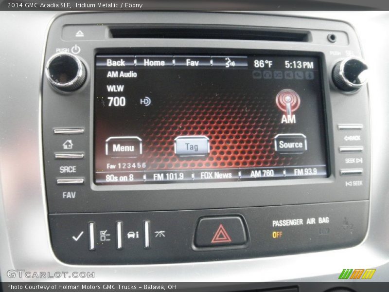 Iridium Metallic / Ebony 2014 GMC Acadia SLE