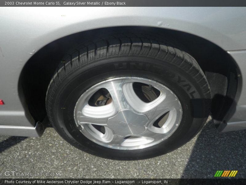 Galaxy Silver Metallic / Ebony Black 2003 Chevrolet Monte Carlo SS