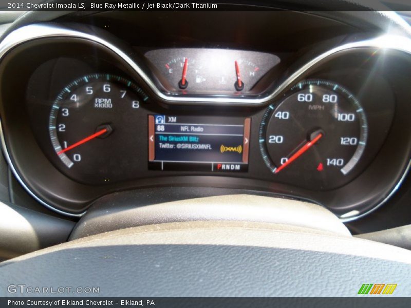 Blue Ray Metallic / Jet Black/Dark Titanium 2014 Chevrolet Impala LS
