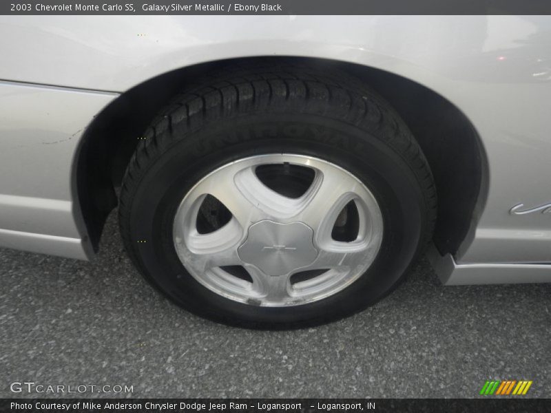 Galaxy Silver Metallic / Ebony Black 2003 Chevrolet Monte Carlo SS