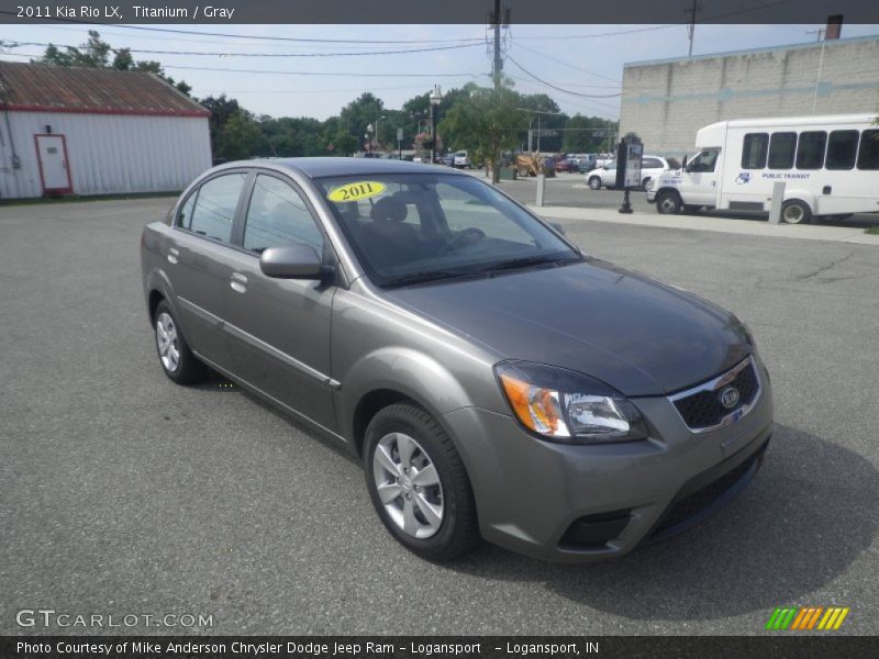 Titanium / Gray 2011 Kia Rio LX