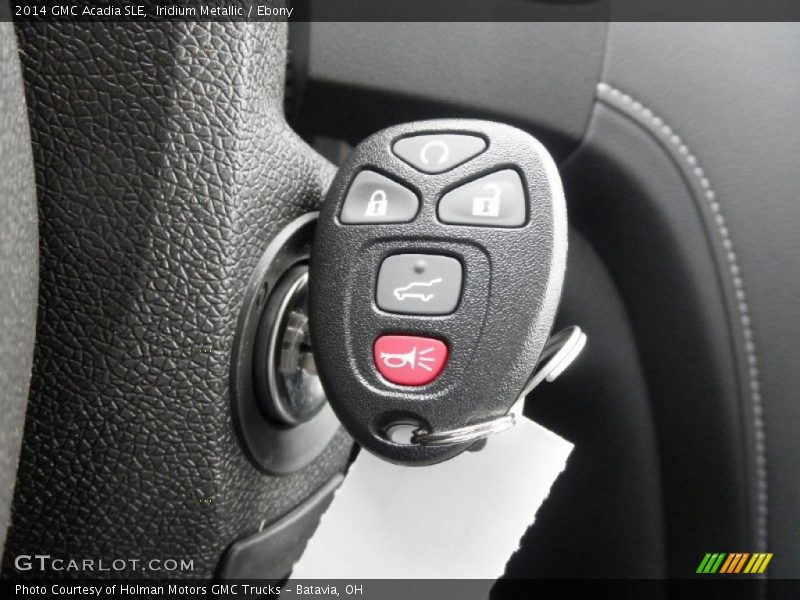 Iridium Metallic / Ebony 2014 GMC Acadia SLE