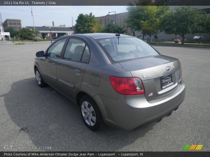 Titanium / Gray 2011 Kia Rio LX