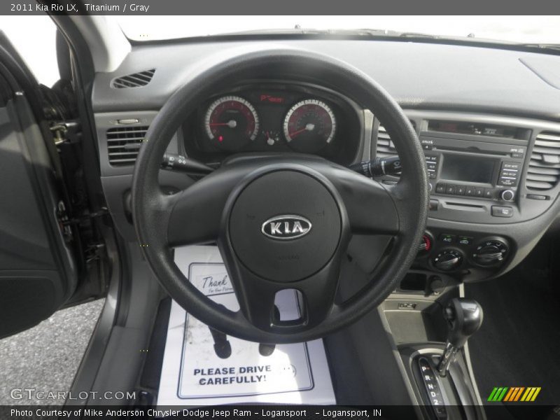 Titanium / Gray 2011 Kia Rio LX