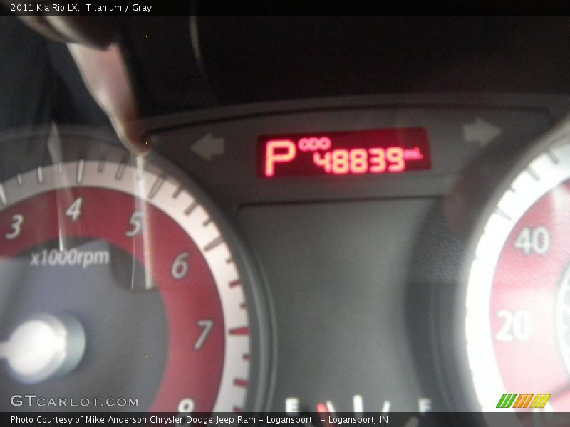 Titanium / Gray 2011 Kia Rio LX