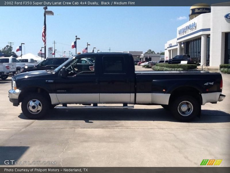 Black / Medium Flint 2002 Ford F350 Super Duty Lariat Crew Cab 4x4 Dually