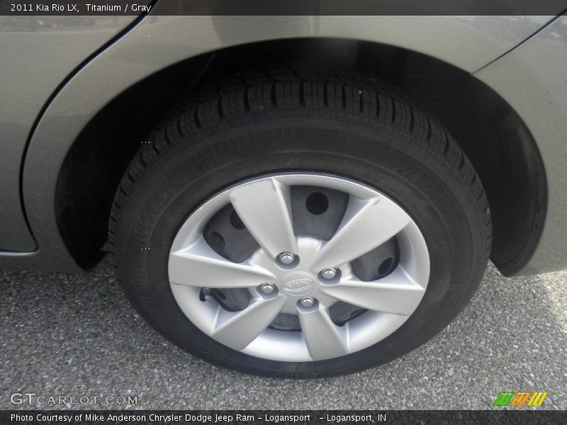 Titanium / Gray 2011 Kia Rio LX