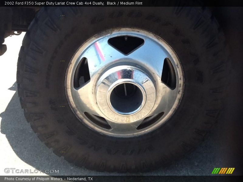 Black / Medium Flint 2002 Ford F350 Super Duty Lariat Crew Cab 4x4 Dually