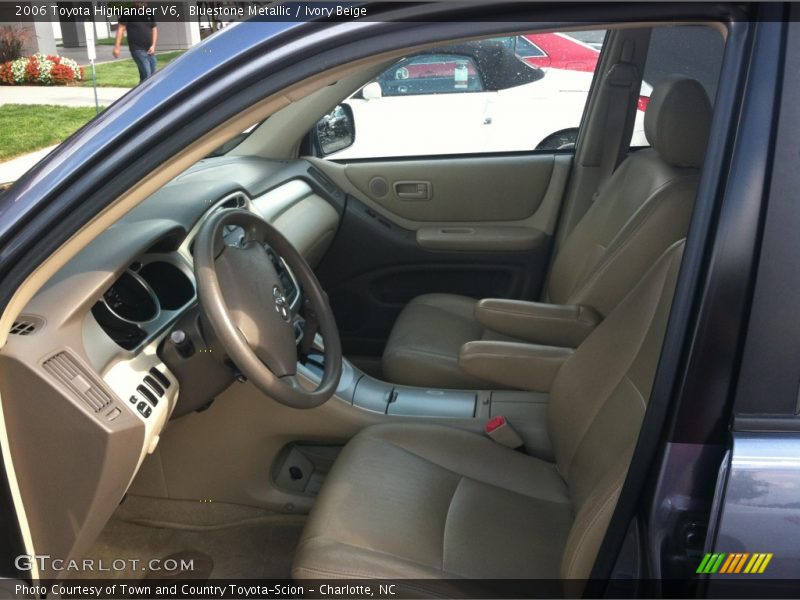 Bluestone Metallic / Ivory Beige 2006 Toyota Highlander V6