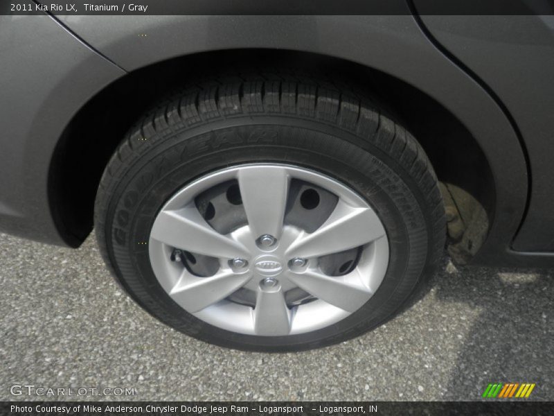 Titanium / Gray 2011 Kia Rio LX