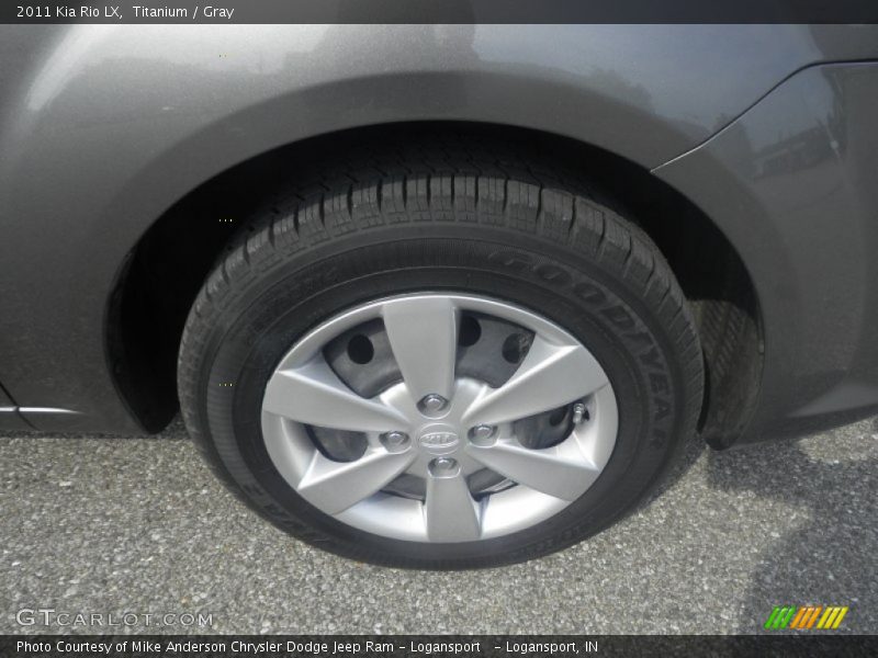 Titanium / Gray 2011 Kia Rio LX