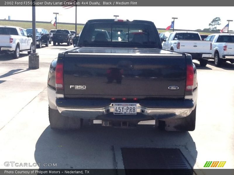 Black / Medium Flint 2002 Ford F350 Super Duty Lariat Crew Cab 4x4 Dually