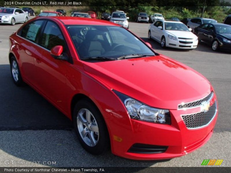 Red Hot / Jet Black 2014 Chevrolet Cruze LT