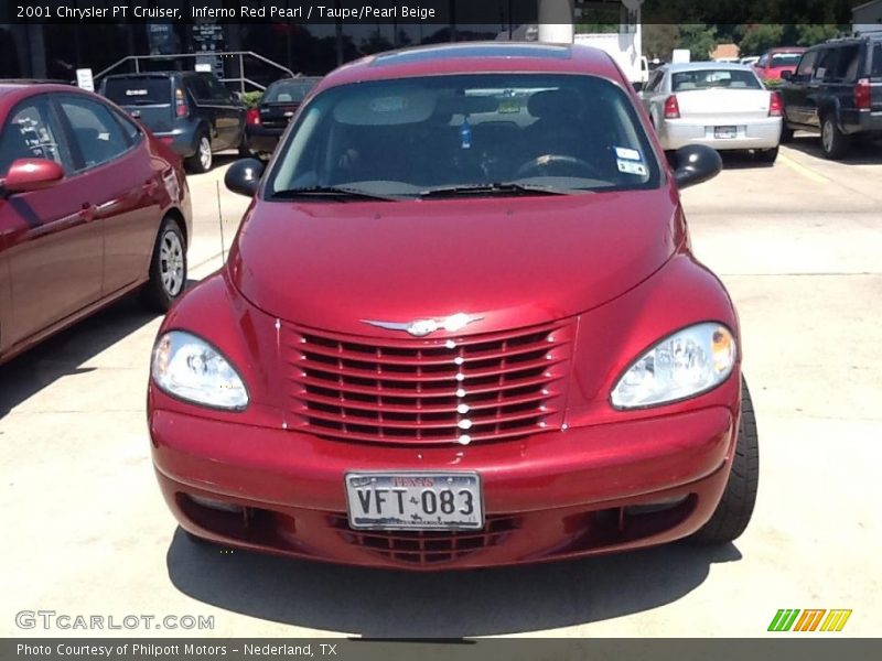 Inferno Red Pearl / Taupe/Pearl Beige 2001 Chrysler PT Cruiser