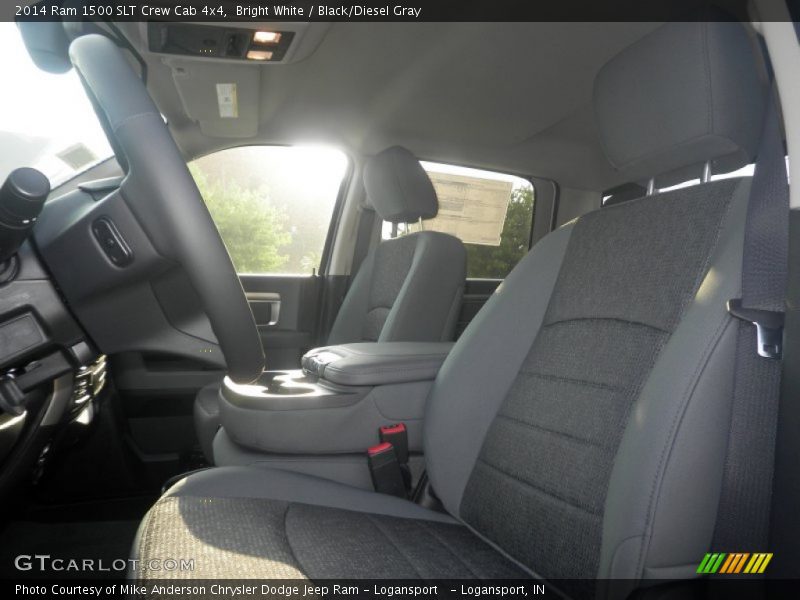 Front Seat of 2014 1500 SLT Crew Cab 4x4