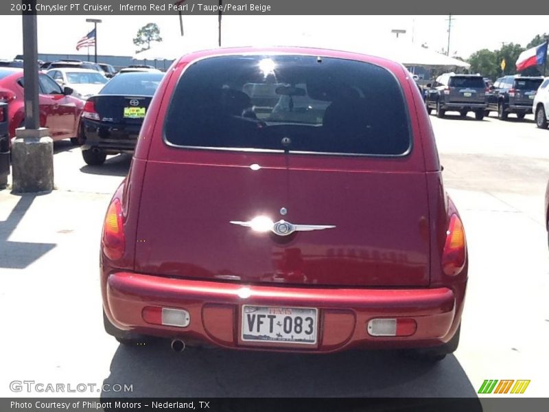 Inferno Red Pearl / Taupe/Pearl Beige 2001 Chrysler PT Cruiser