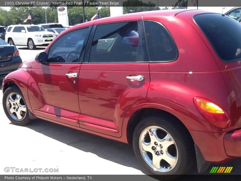 Inferno Red Pearl / Taupe/Pearl Beige 2001 Chrysler PT Cruiser