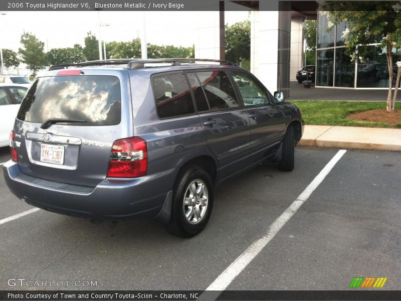 Bluestone Metallic / Ivory Beige 2006 Toyota Highlander V6