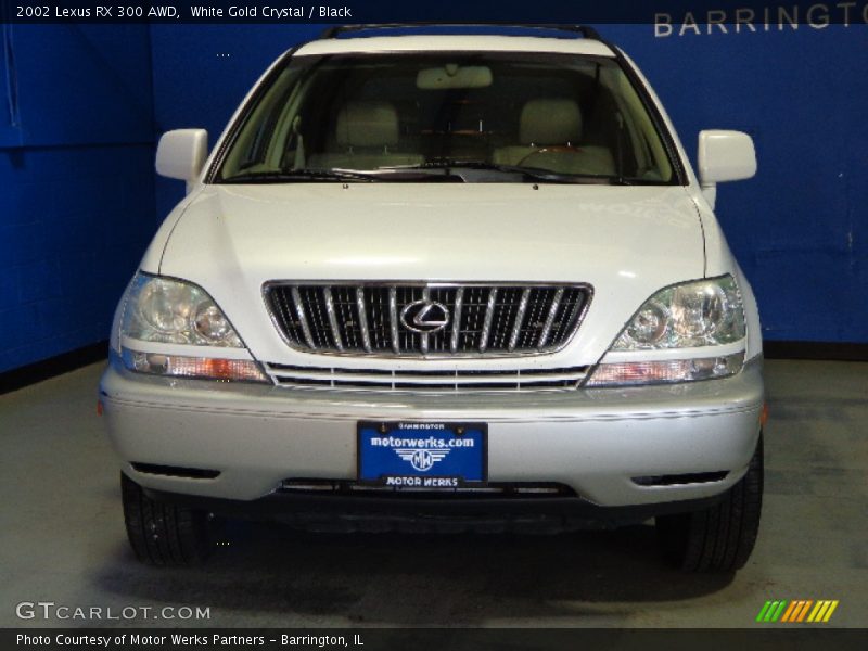 White Gold Crystal / Black 2002 Lexus RX 300 AWD