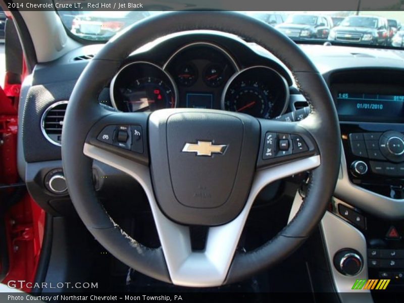 Red Hot / Jet Black 2014 Chevrolet Cruze LT