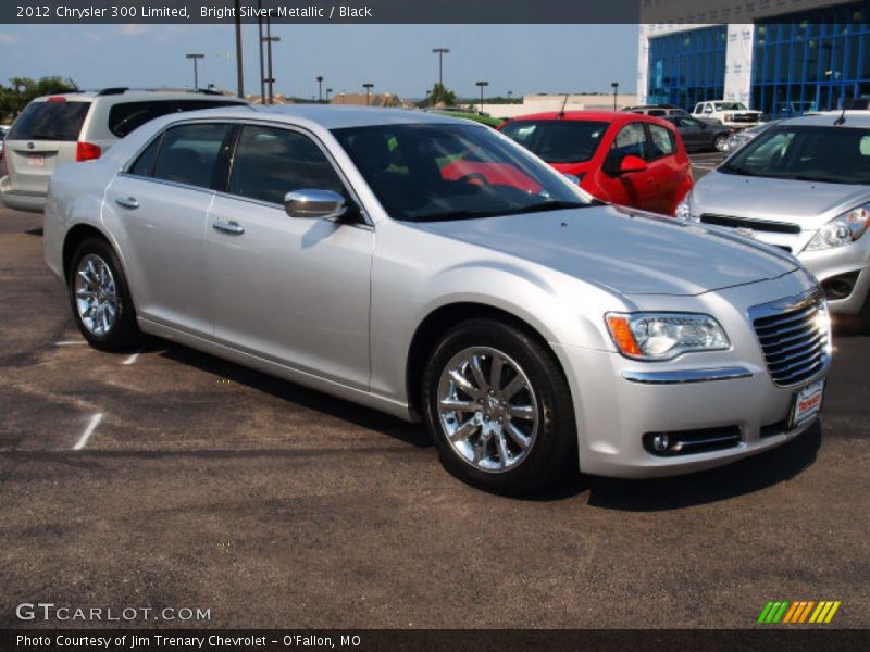 Bright Silver Metallic / Black 2012 Chrysler 300 Limited