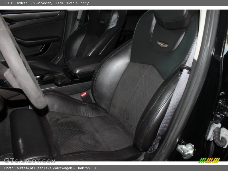 Front Seat of 2010 CTS -V Sedan