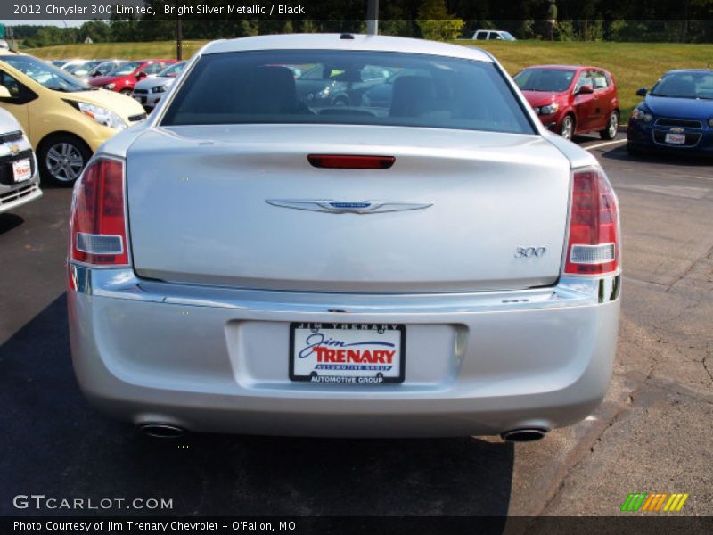 Bright Silver Metallic / Black 2012 Chrysler 300 Limited