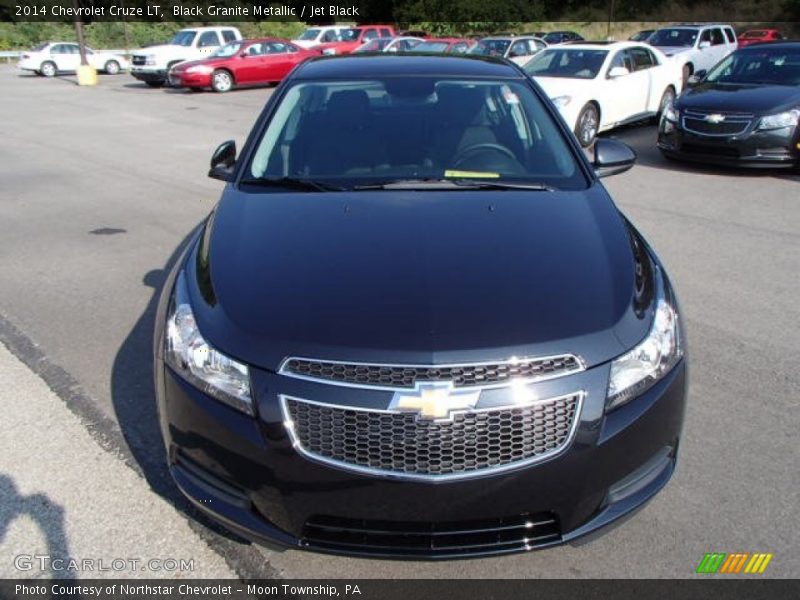 Black Granite Metallic / Jet Black 2014 Chevrolet Cruze LT