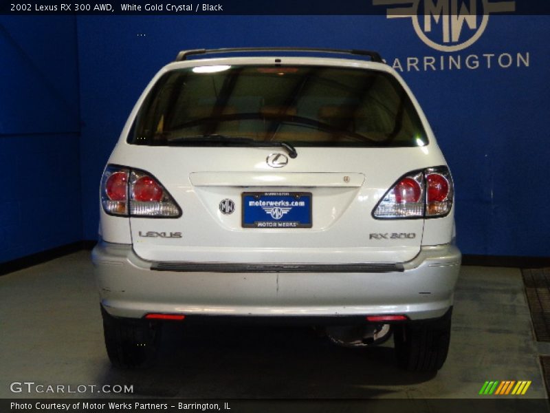 White Gold Crystal / Black 2002 Lexus RX 300 AWD