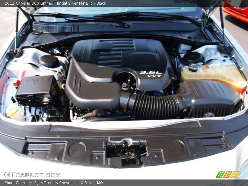Bright Silver Metallic / Black 2012 Chrysler 300 Limited