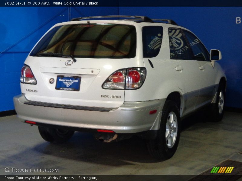 White Gold Crystal / Black 2002 Lexus RX 300 AWD