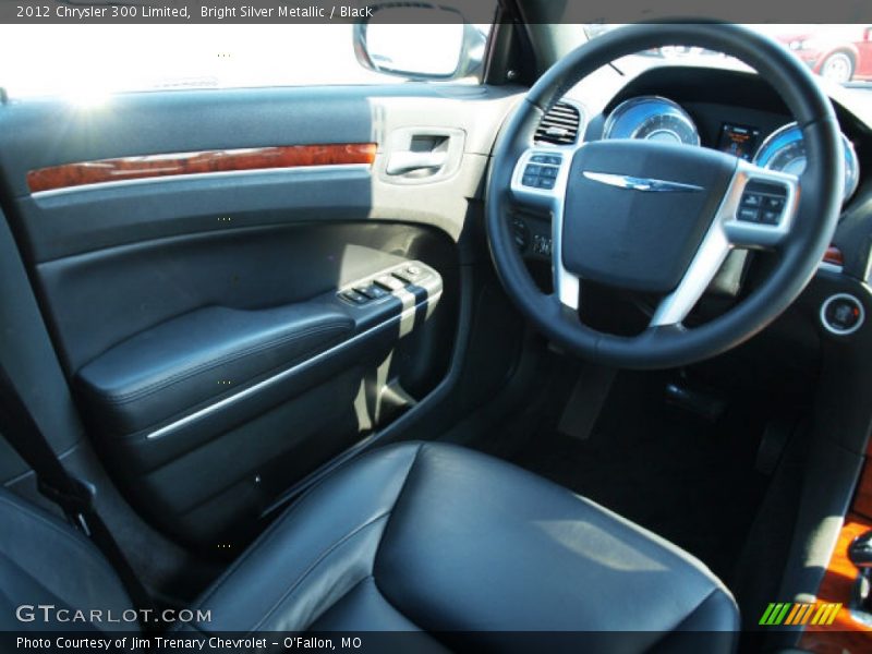 Bright Silver Metallic / Black 2012 Chrysler 300 Limited