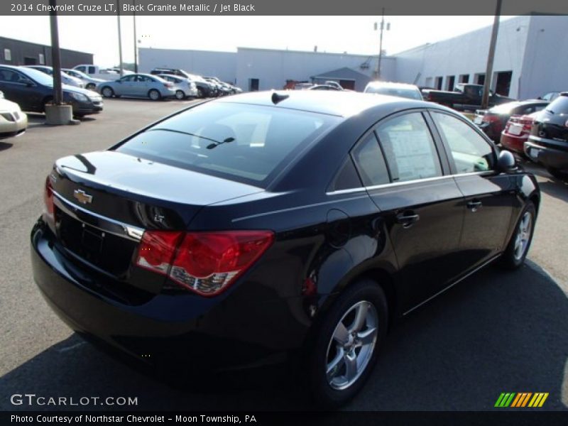 Black Granite Metallic / Jet Black 2014 Chevrolet Cruze LT