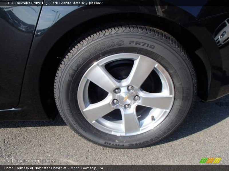 Black Granite Metallic / Jet Black 2014 Chevrolet Cruze LT