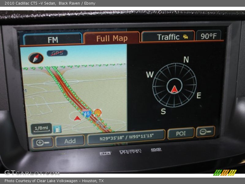 Navigation of 2010 CTS -V Sedan